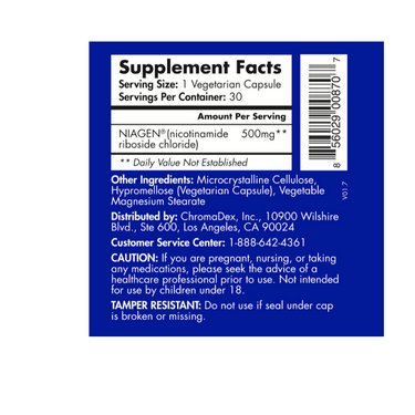 Tru Niagen PRO 500mg